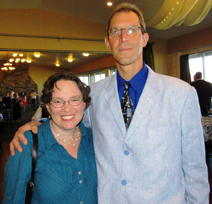 Stoler and Beth at Beth's nephew Aaron's wedding, Orem, Utah, September 2016